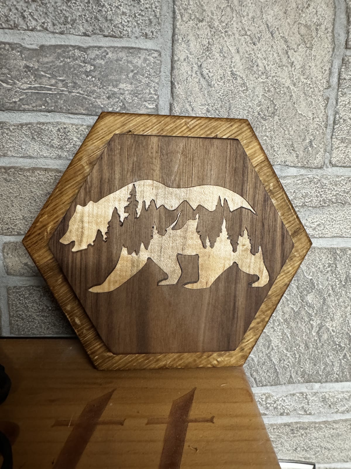 CNC carved decorative panel